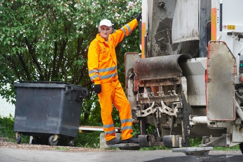 Satisfied customers after house clearance in Uxbridge