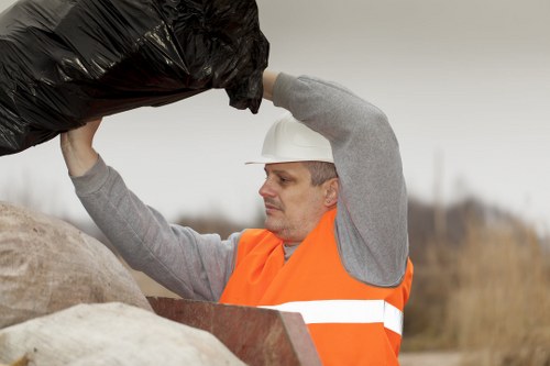 Site assessment and documentation for insured rubbish removal
